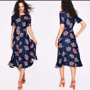 Boden | Ruth Midi Dress Size 8 R US Floral